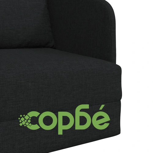 Подово Легло 2 в 1 за Домашни Любимци - Черно 65x80x83 см от Полиестерна Тъкан ➤ топ цена ➤ sorbe.bg