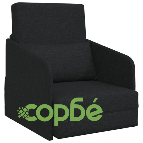 Подово Легло 2 в 1 за Домашни Любимци - Черно 65x80x83 см от Полиестерна Тъкан ➤ топ цена ➤ sorbe.bg