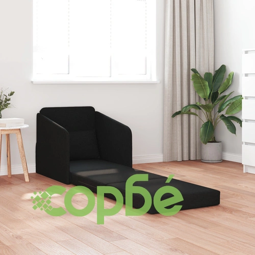 Подово Легло 2 в 1 за Домашни Любимци - Черно 65x80x83 см от Полиестерна Тъкан ➤ топ цена ➤ sorbe.bg