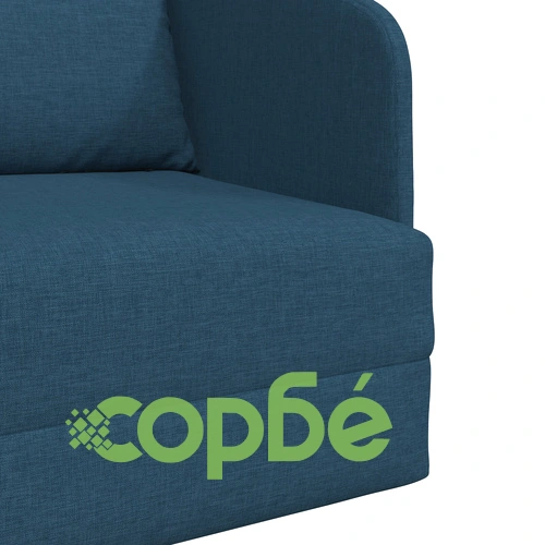 Софа легло 2 в 1 Синя 65x80x83 см от Полиестерна Тъкан ➤ топ цена ➤ sorbe.bg