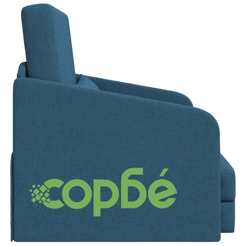 Софа легло 2 в 1 Синя 65x80x83 см от Полиестерна Тъкан ➤ топ цена ➤ sorbe.bg