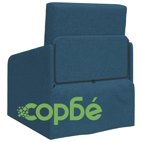 Софа легло 2 в 1 Синя 65x80x83 см от Полиестерна Тъкан ➤ топ цена ➤ sorbe.bg