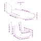 Диван легло 2в1 светлосив 65x80x83 см кадифе полиестер