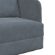 Диван легло 2-в-1 тъмносив 65x80x83 см кадифе полиестер