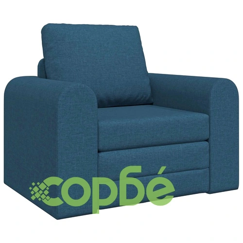 Диван кресло-легло 2 в 1 Синьо 98 x 71 x 83 см текстил ➤ топ цена ➤ sorbe.bg