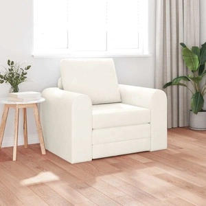 Диван легло 2 в 1 кадифе крем 98x71x83 см