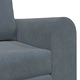 Диван легло 2 в 1 тъмносив кадифе 148x71x83 см