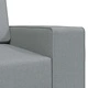 Диван легло 2 в 1 светлосив 245x150x60.5 см текстил