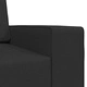 Диван легло 2 в 1 черен 245x150x60.5 см полиестерна тъкан