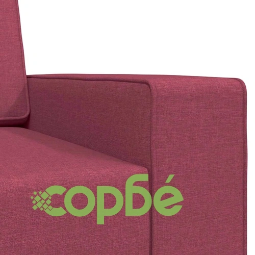 Диван легло 2 в 1 виненочервен 245x150x60.5 см текстил ➤ топ цена ➤ sorbe.bg