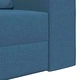 Диван легло 2 в 1 морски син 245x150x60.5 см текстил