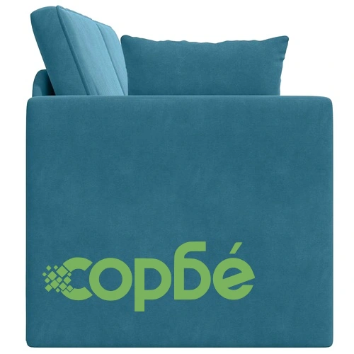 Диван легло 2 в 1 синьо кадифе 213x144x60 см ➤ топ цена ➤ sorbe.bg