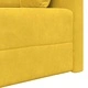 Диван легло 2 в 1 жълто кадифе 213x144x60 см