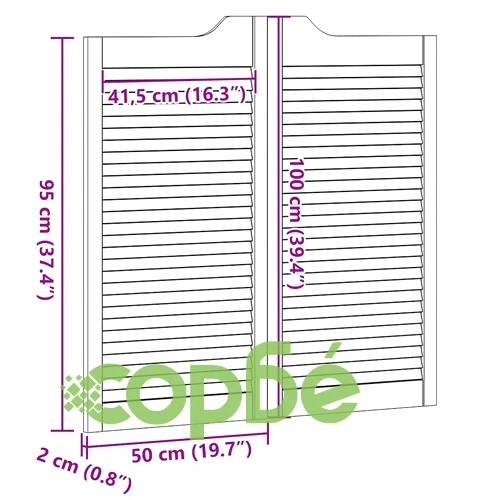 Люлеещи се врати от масивна борова дървесина, бели, 100x100 cm ➤ топ цена ➤ sorbe.bg