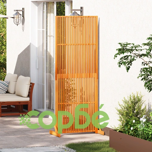 Дървен Параван за Уединение от Акация 79.5x50x200 см за Вътрешно и Външно Ползване ➤ топ цена ➤ sorbe.bg