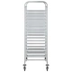 Количка за тави с 32 GN контейнера, 75x55x162,5 см, неръждаема стомана