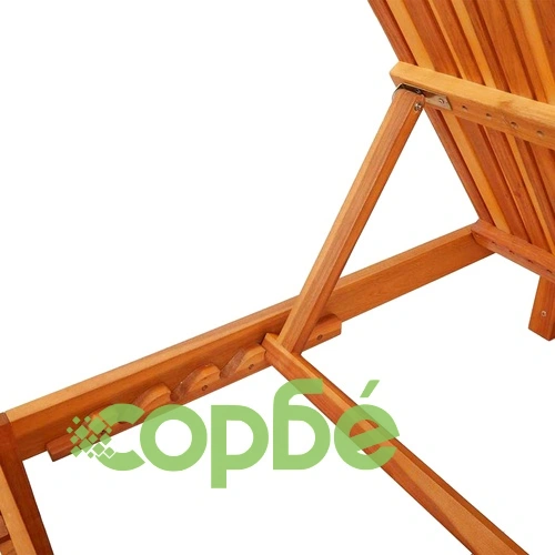 Шезлонг от масивна акациева дървесина кафяв 200x55x94 см ➤ топ цена ➤ sorbe.bg