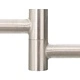 Таванен спот с 6 прожектора, четкан никел, 176,5 x 9,5 x 14 см, стомана