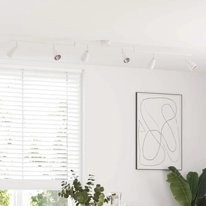 Таванен спот 6 позиции GU10 бял 176.5 x 13.5 x 12.5 см метал