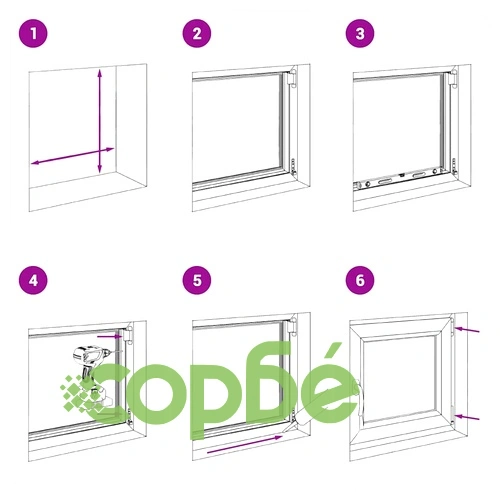 Прозорец за мазе RISOR 50x75 см, накланящ се и завъртащ се, DIN десен, PVC, бял ➤ топ цена ➤ sorbe.bg