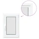 Прозорец за мазе RISOR 50x75 см, накланящ се и завъртащ се, DIN десен, PVC, бял