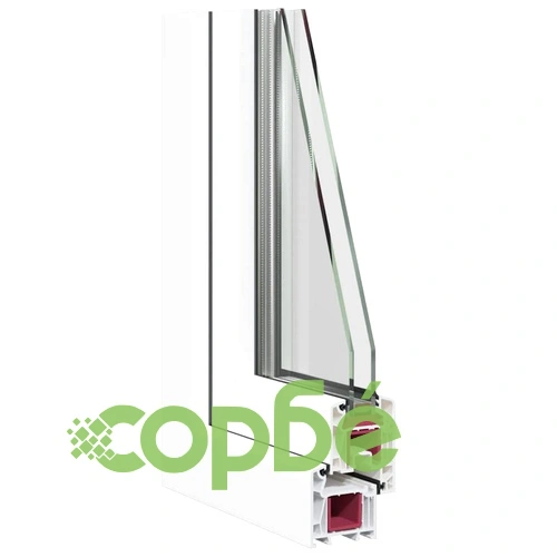 Мазешки прозорец RISOR 60x100 см PVC наклон-обръщане DIN десен бял ➤ топ цена ➤ sorbe.bg