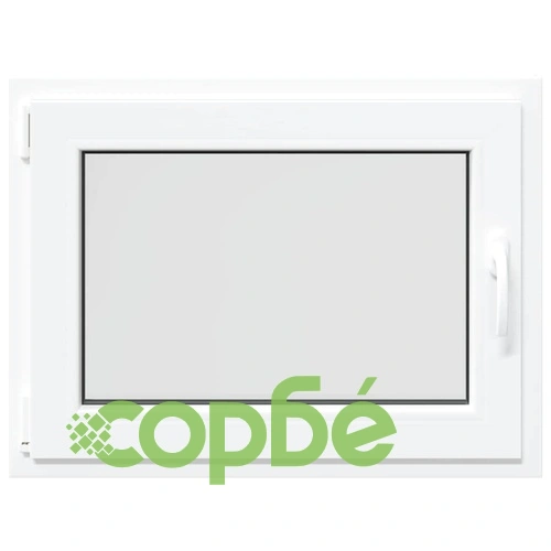 Прозорец за мазе RISOR 80x50 см, накланящ се и завъртащ се, DIN ляв, PVC, бял ➤ топ цена ➤ sorbe.bg