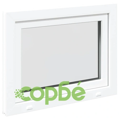 Прозорец за мазе RISOR 80x50 см, накланящ се и завъртащ се, DIN ляв, PVC, бял ➤ топ цена ➤ sorbe.bg