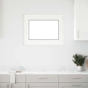 Прозорец за мазе RISOR 80x70 см, PVC, накланящ се и завъртащ се, DIN десен, бял