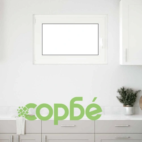 Прозорец за мазе RISOR 90x50 см PVC накланящ и завъртащ се DIN ляв бял ➤ топ цена ➤ sorbe.bg