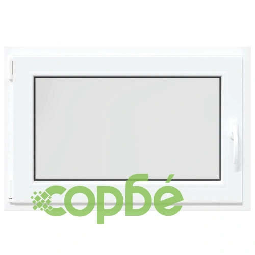 Прозорец за мазе RISOR 90x50 см PVC накланящ и завъртащ се DIN ляв бял ➤ топ цена ➤ sorbe.bg