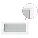 Прозорец за мазе RISOR 100x50 см PVC бял с двойно стъкло DIN десен