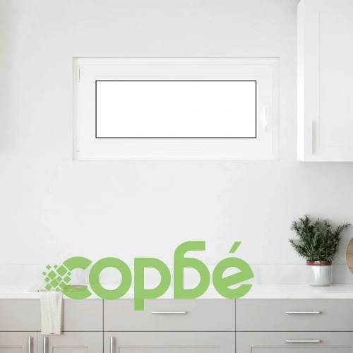 Прозорец за мазе RISOR 100x50 см, отваряем, DIN ляв, бял, PVC ➤ топ цена ➤ sorbe.bg