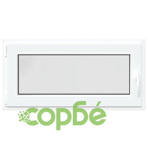 Прозорец за мазе RISOR 100x50 см, отваряем, DIN ляв, бял, PVC ➤ топ цена ➤ sorbe.bg