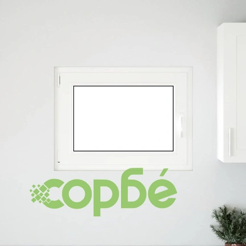 Прозорец за мазе RISOR 80x50 см, накланящ се и завъртащ се, DIN ляв, PVC, бял ➤ топ цена ➤ sorbe.bg