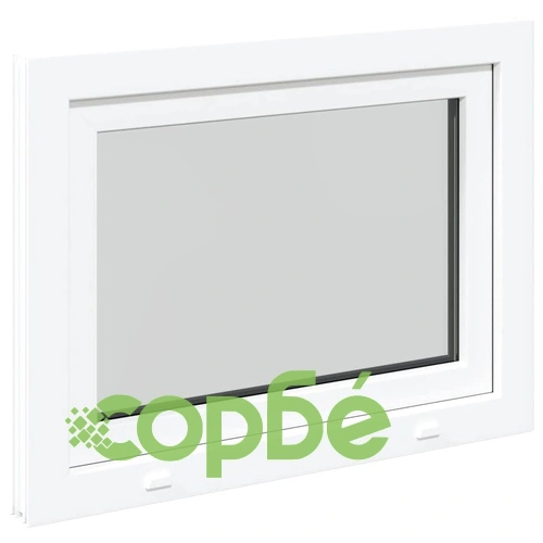 Прозорец за мазе RISOR 80x50 см, накланящ се и завъртащ се, DIN ляв, PVC, бял ➤ топ цена ➤ sorbe.bg