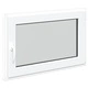 Прозорец за мазе RISOR 90x70 см, накланящ се и завъртащ се, DIN десен, PVC, бял