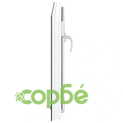 Прозорец за мазе RISOR 80x60 см PVC отваряемо-завъртащ се DIN ляв антрацит ➤ топ цена ➤ sorbe.bg