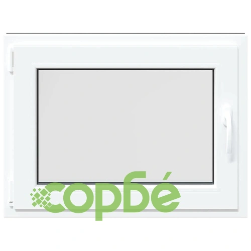 Прозорец за мазе RISOR 80x70 см Отваряем DIN ляв, PVC, Антрацит ➤ топ цена ➤ sorbe.bg