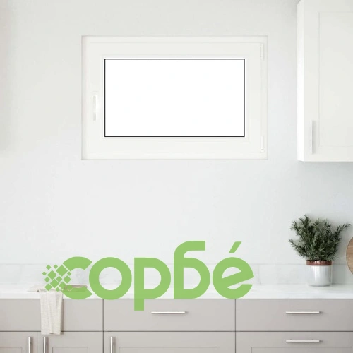 Прозорец за мазе RISOR 90x50 см Отваряем DIN десен антрацит PVC ➤ топ цена ➤ sorbe.bg