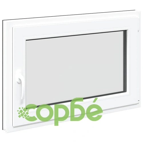 Прозорец за мазе RISOR 90x50 см Отваряем DIN десен антрацит PVC ➤ топ цена ➤ sorbe.bg