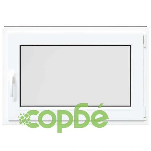 Прозорец за мазе RISOR 90x50 см Отваряем DIN десен антрацит PVC ➤ топ цена ➤ sorbe.bg