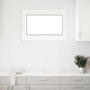 Прозорец за мазе RISOR 90x70 см Отваряем PVC Антрацит - DIN Дясно