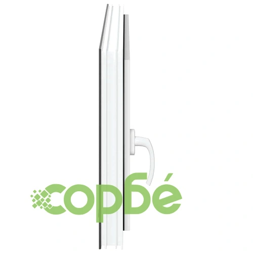 Прозорец за мазе RISOR 100x50 см Отваряем-Наклоняем DIN десен антрацит PVC ➤ топ цена ➤ sorbe.bg