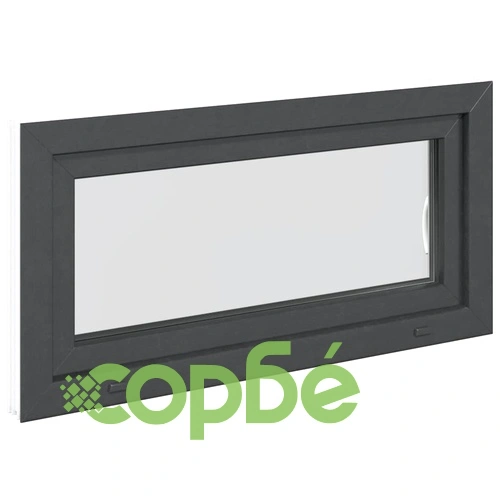 Прозорец за мазе RISOR 100x50 см Отваряем-Наклоняем DIN десен антрацит PVC ➤ топ цена ➤ sorbe.bg
