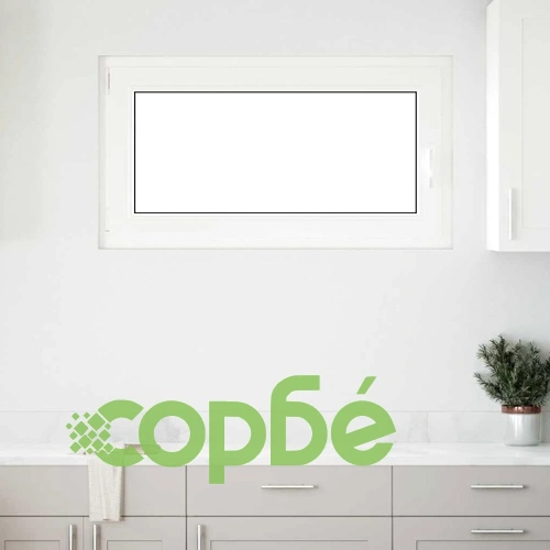 Прозорец за мазе RISOR 110x50 см PVC отваряем-завъртащ DIN ляв антрацит ➤ топ цена ➤ sorbe.bg