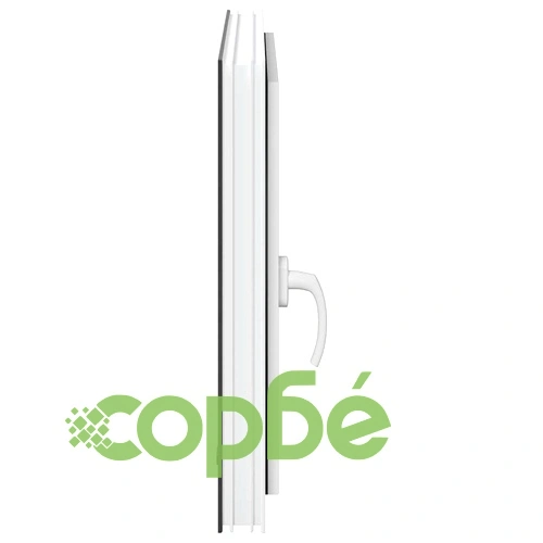 Прозорец за мазе RISOR 50x50 см, PVC, отваряем, DIN десен, антрацит ➤ топ цена ➤ sorbe.bg