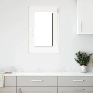 Прозорец за мазе RISOR 50x75 см Отваряем PVC Антрацит с троен стъклопакет