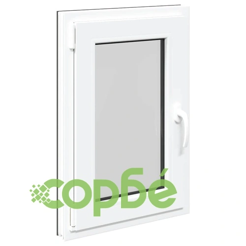 Прозорец за мазе RISOR 50x75 см Отваряем DIN ляво PVC Антрацит ➤ топ цена ➤ sorbe.bg