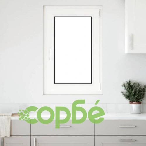 Прозорец за мазе RISOR 60x80 см PVC отваряем/наклоняем DIN ляв антрацит ➤ топ цена ➤ sorbe.bg